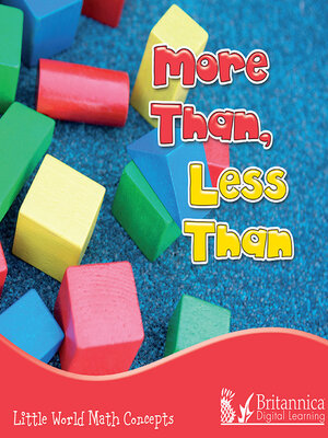 cover image of More Than, Less Than